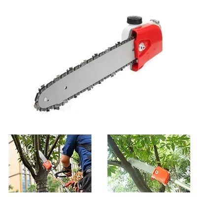 Heavy Duty 28mm, 9Spline Chainsaw Attachment for Brush Cutter, 1 feet Bar Length